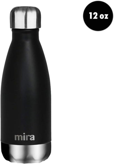 12 Oz Stainless Steel Vacuum Insulated Water Bottle - Double Walled