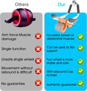Abdominal Exercise Roller Elbow Support,Roller Wheel Core Exercise Equipment