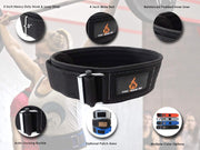 4 Inch Weight Lifting Belt for Men and Women, Back Support for Powerlifting, Squats, Deadlifts, Onlyming Weightlifting & Cross Training Workout