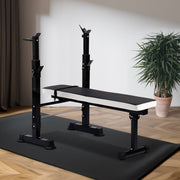 Transform Your Home Gym with the Fitness Adjustable Strength Training Workout Station - Black