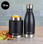 12 Oz Stainless Steel Vacuum Insulated Water Bottle - Double Walled