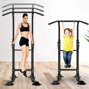 Elevate Your Workout with the Power Tower Dip Station - Multi-Function Strength Training Fitness Station for Home and Gym, Supports Up to 330Lbs