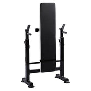 Transform Your Home Gym with the Fitness Adjustable Strength Training Workout Station - Black