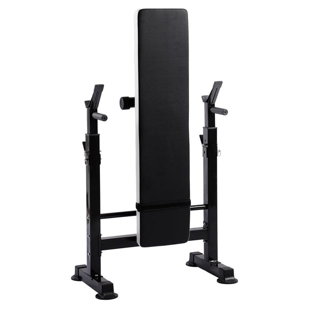 Transform Your Home Gym with the Fitness Adjustable Strength Training Workout Station - Black