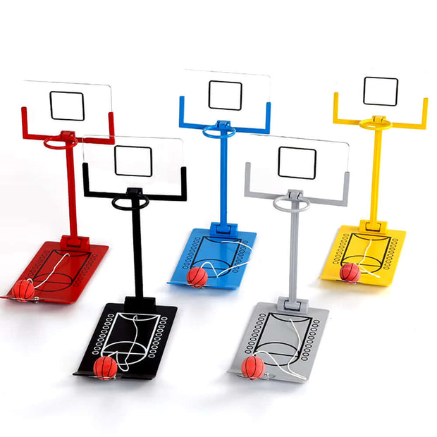 Mini Foldable Basketball Game - Stress Relief Toy for Office Fun & Perfect Gift for NBA & CBA Fans!