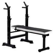 Transform Your Home Gym with the Fitness Adjustable Strength Training Workout Station - Black