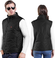 Heated Vest for Men Women USB Electric 8 Heating Zones Heated Jacket Vest for Winter Warm, No Battery Pack
