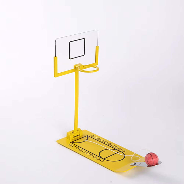 Mini Foldable Basketball Game - Stress Relief Toy for Office Fun & Perfect Gift for NBA & CBA Fans!