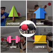 Head-Mounted PU Speed Ball for MMA and Sanda Training - Hand-Eye Coordination Fitness Equipment