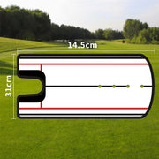 Portable Golf Putting Alignment Mirror - 12x6 Inches for Indoor & Outdoor Practice