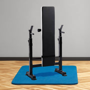 Transform Your Home Gym with the Fitness Adjustable Strength Training Workout Station - Black