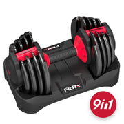 9-in-1 adjustable dumbbell for versatile home workouts