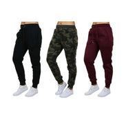 Women'S 3Pcs Loose Fit Fleece-Lined Classic Joggers Size S-2XL