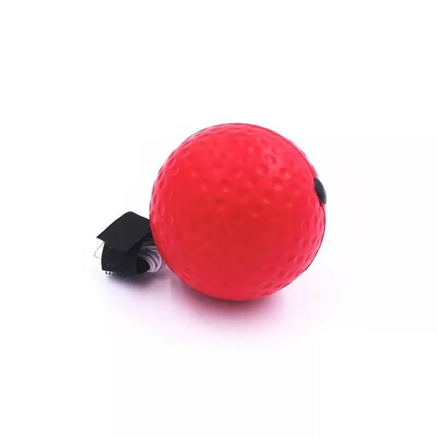 Head-Mounted PU Speed Ball for MMA and Sanda Training - Hand-Eye Coordination Fitness Equipment