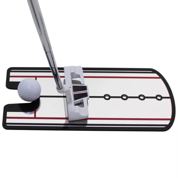 Portable Golf Putting Alignment Mirror - 12x6 Inches for Indoor & Outdoor Practice