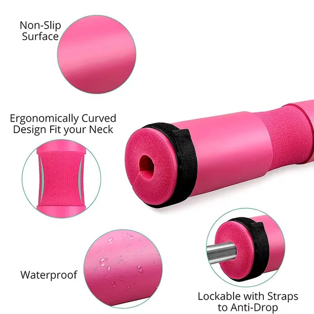 Neck Shoulders Support Weight Lifting Barbell Pad Fitness for Pull up Hip Training Anti-Slip Bodybuilding Gym Equipment Workout
