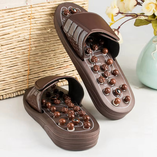 Experience Ultimate Comfort and Relief with Our Acupressure Foot Massager Slippers - Perfect for Plantar Fasciitis, Arthritis, and Everyday Relaxation!